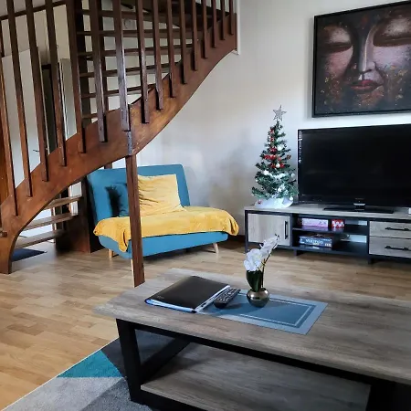 Beau Duplex A Proximite Du De Avec Place De Parking Apartment *